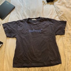 Mad happy cropped tee size small